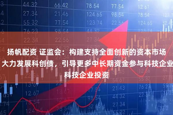 扬帆配资 证监会：构建支持全面创新的资本市场生态 大力发展科创债，引导更多中长期资金参与科技企业投资
