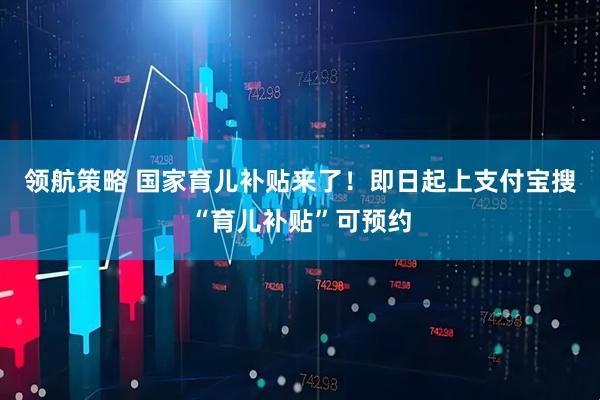 领航策略 国家育儿补贴来了！即日起上支付宝搜“育儿补贴”可预约